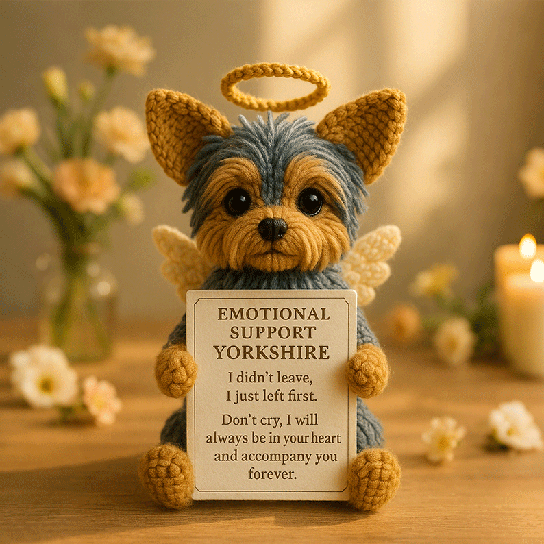 Pug Memorial Emotional Support Crochet
