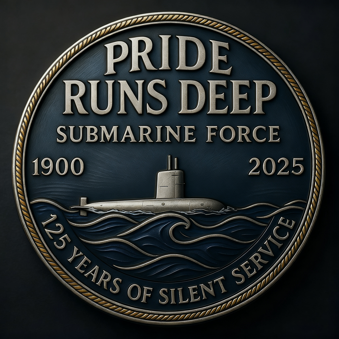 “U.S. Submarine Force 125th Anniversary” Commemorative Coin
