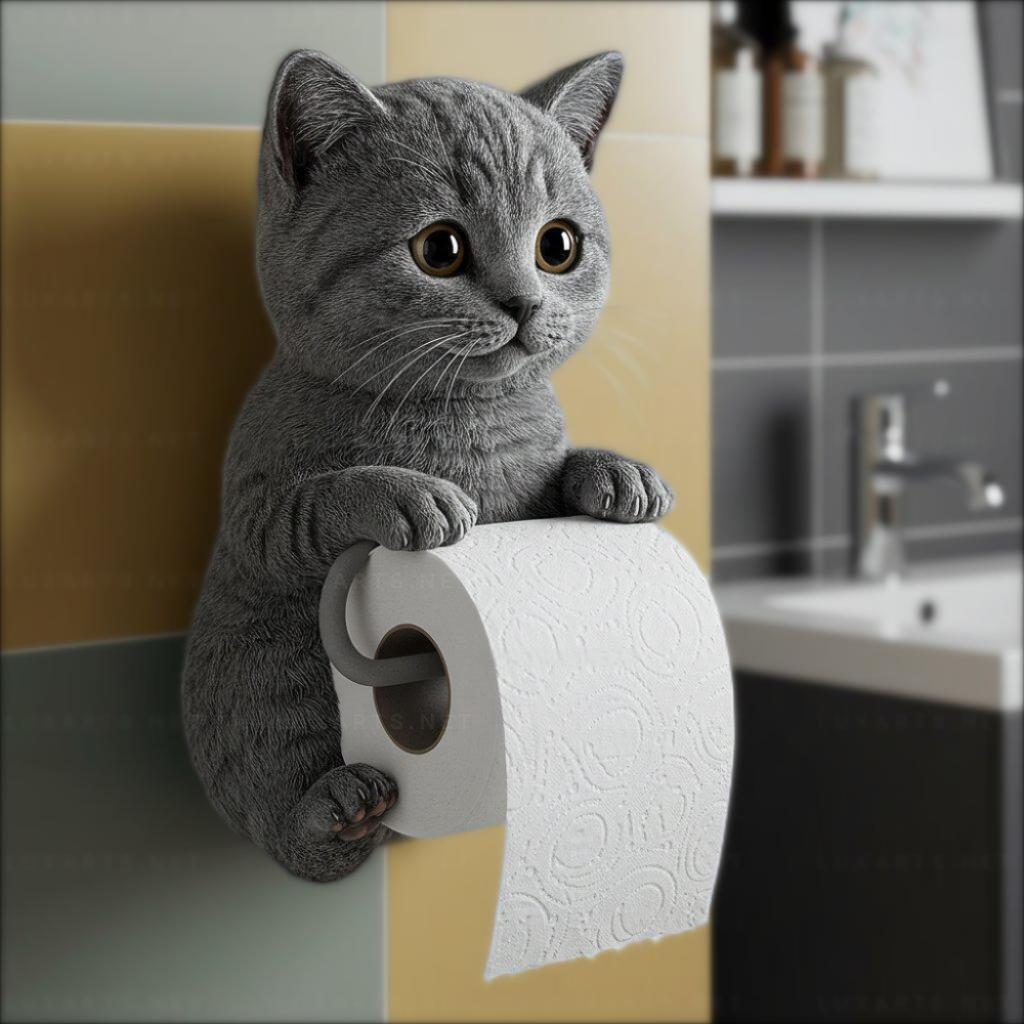 Cat Paper Holder