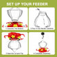 Ant and Bee Proof Outdoor Hummingbird Feeder