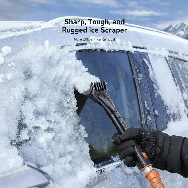 Retractable All-in-One Snow Brush and Ice Scraper: Your Long-Lasting Winter Car Companion