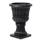 Classic European Pedestal Urn, Large Capacity Outdoor Planter for Garden