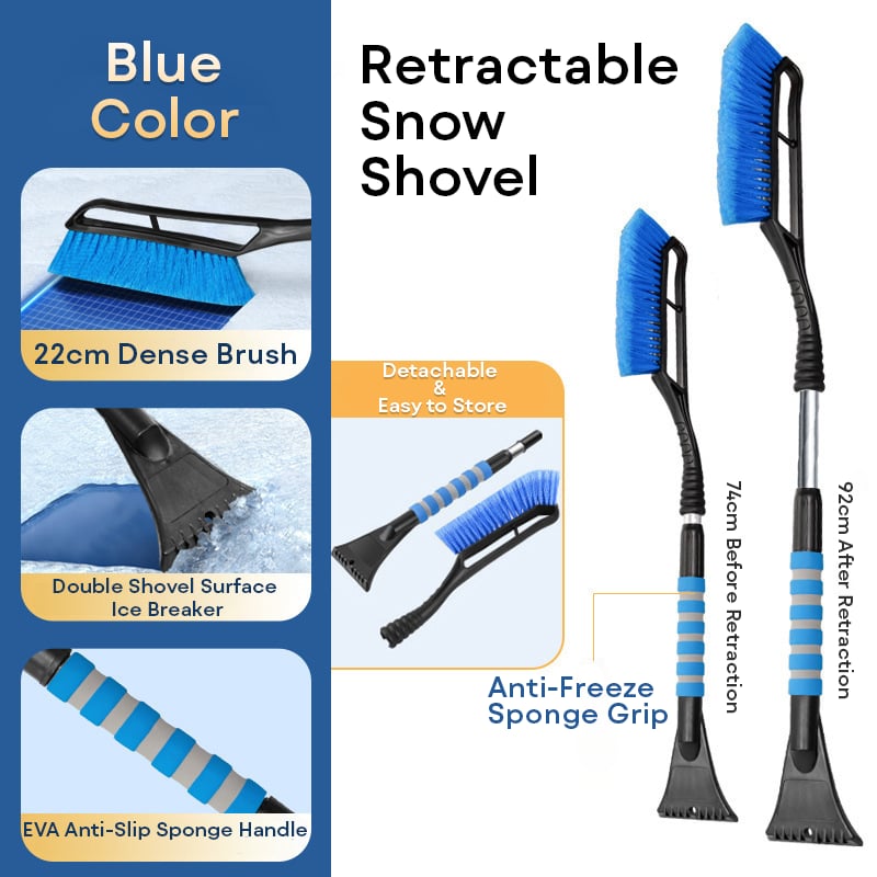 Retractable All-in-One Snow Brush and Ice Scraper: Your Long-Lasting Winter Car Companion