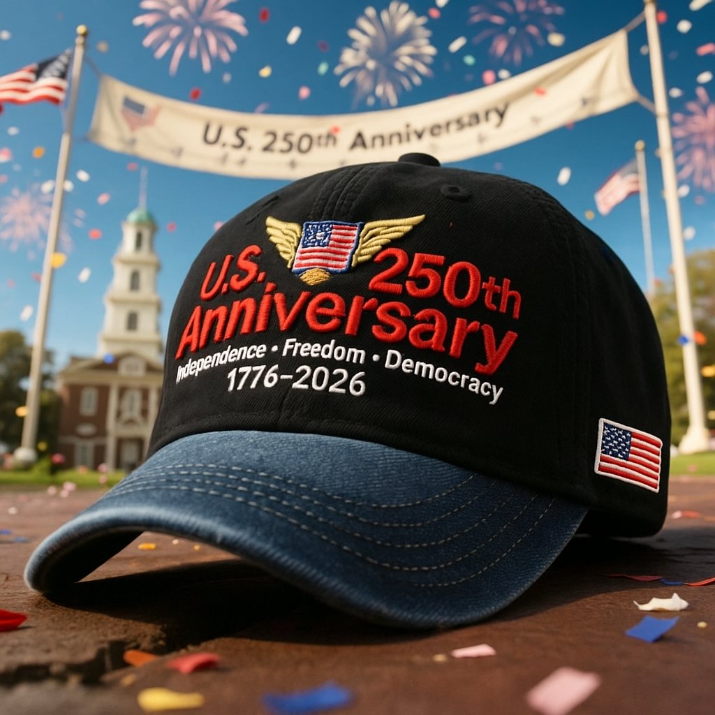 U.S. 250th Anniversary Retro Washed Cap