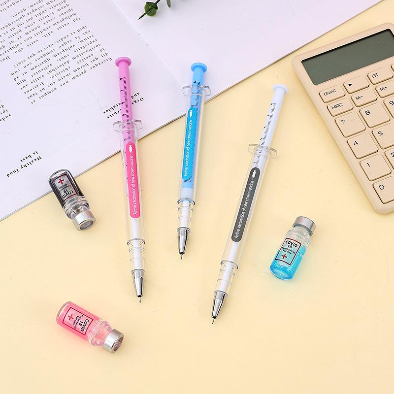 Vaccine-Shaped Pen Set – Make Writing Way More Fun (Your Desk Needs This Chaos)