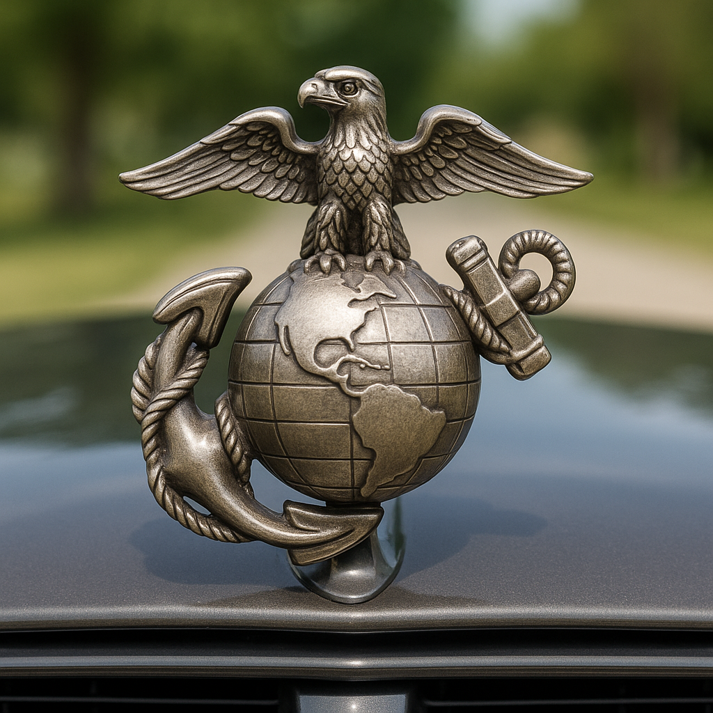 US Marine Corps Hood Ornament
