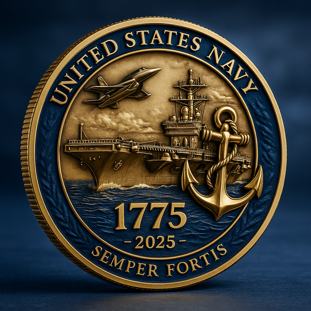 U.S. Navy 250th Anniversary Commemorative Coin