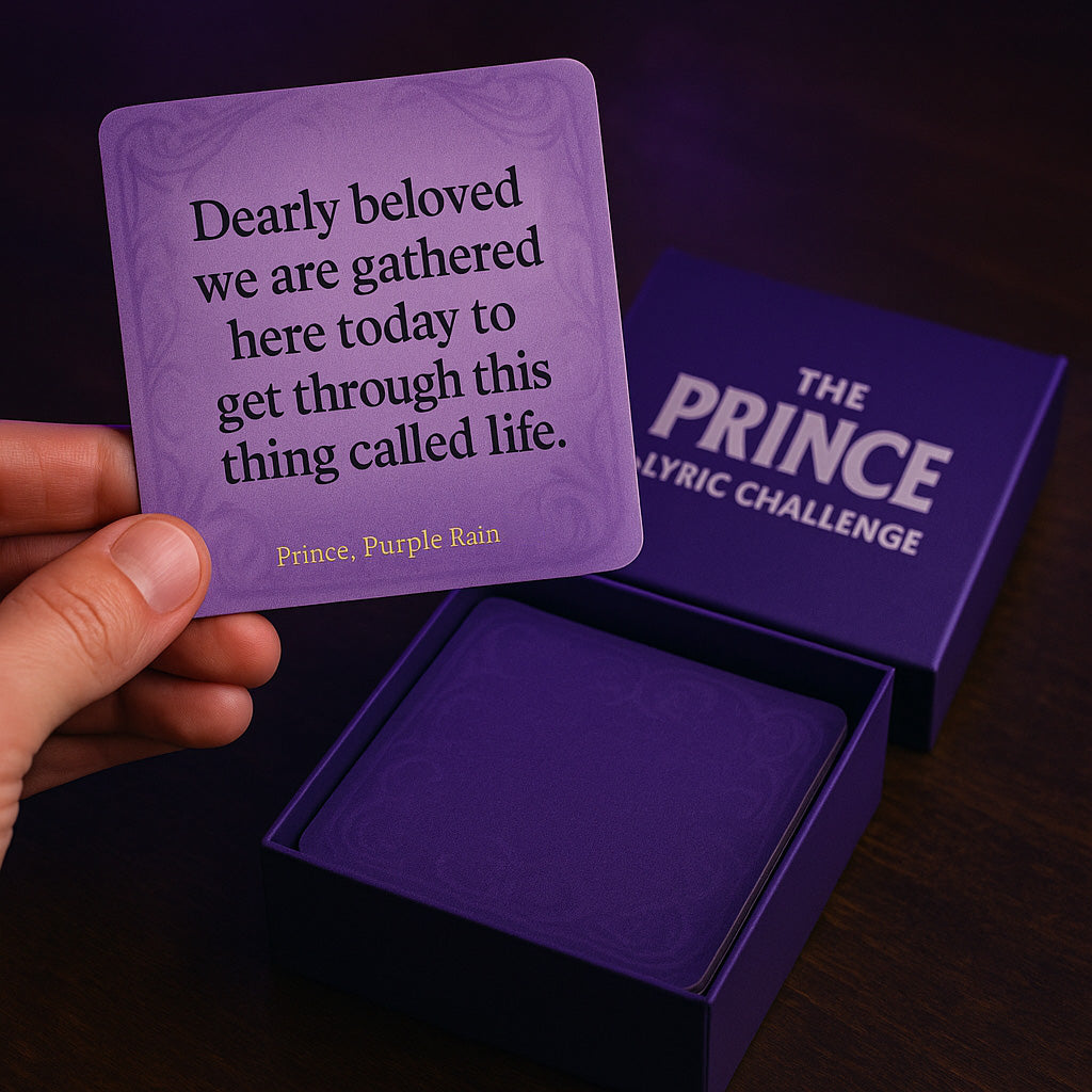 The Prince Lyric Challenge Card Game