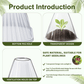 Gardening Greenhouse Plant Covers - Reusable, Light-transmitting and Breathable