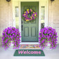 Artificial Hanging Flowers for Outdoors