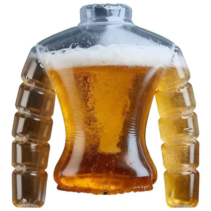 Transparent Beer-Filled Jacket For Pools