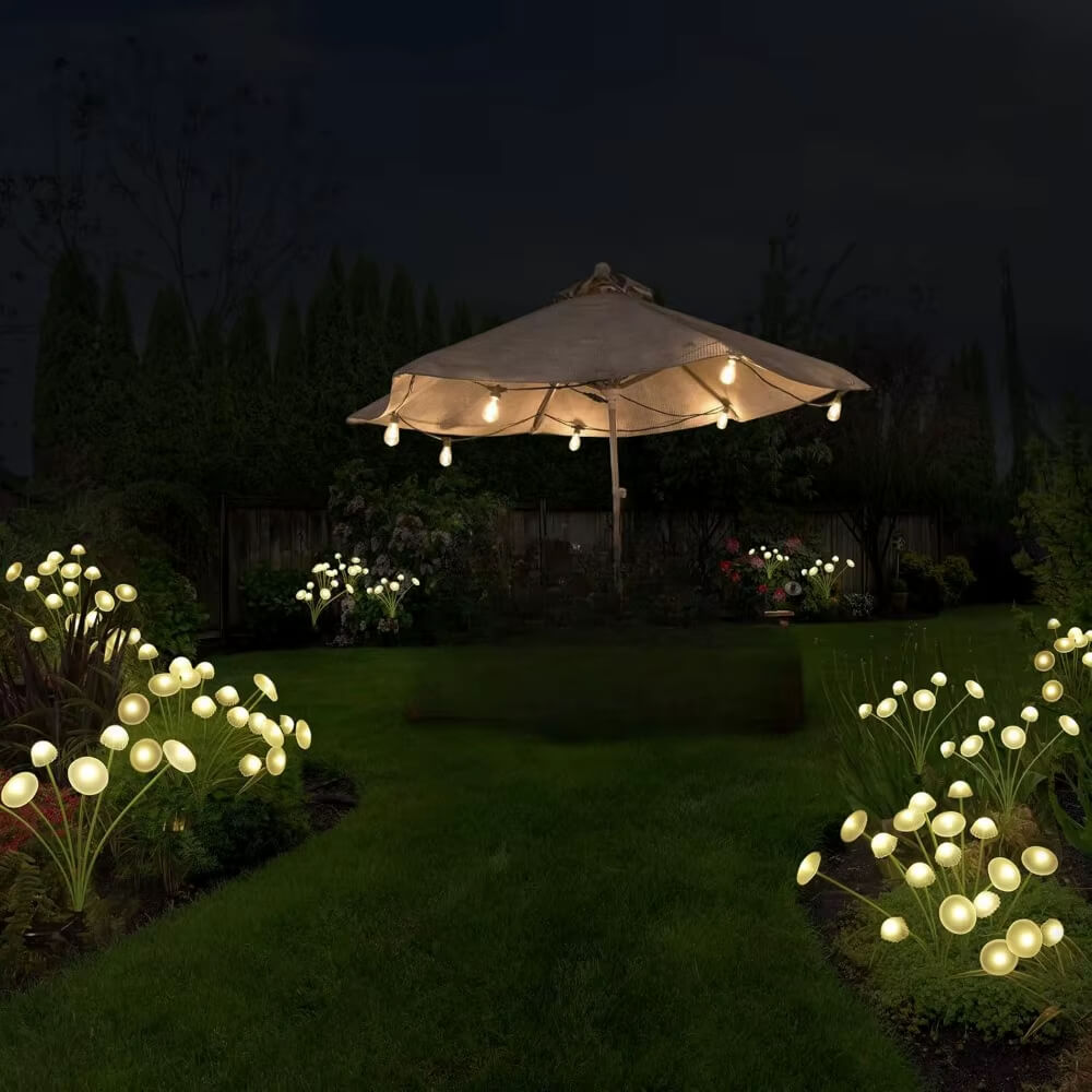 Solar 6LED Jellyfish Lights Mushroom Lights