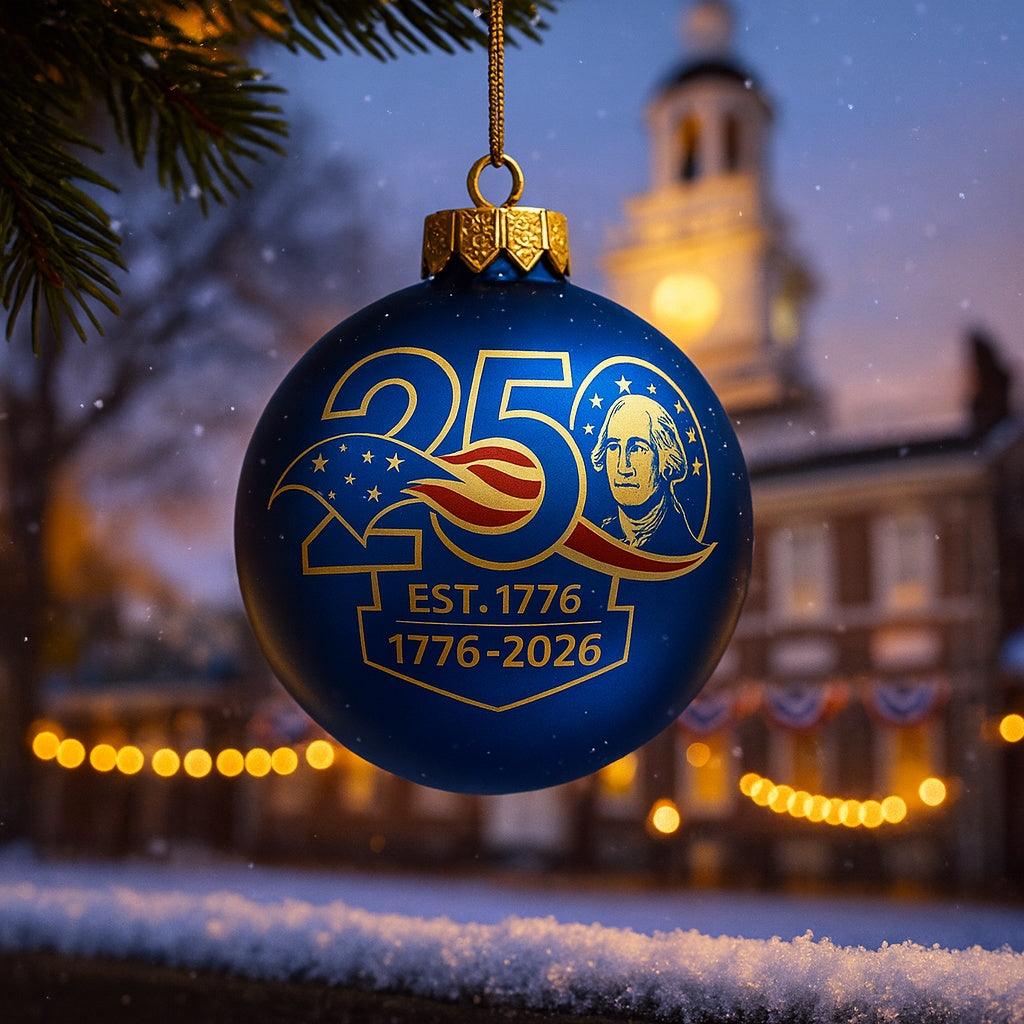 America 250: Heritage Christmas Ornament