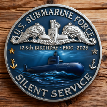 “U.S. Submarine Force 125th Anniversary” Commemorative Coin
