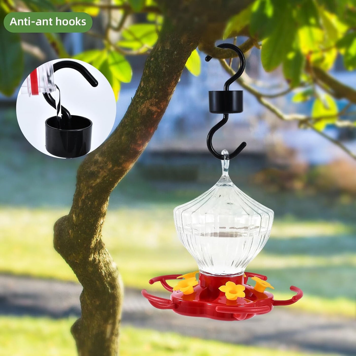 Ant and Bee Proof Outdoor Hummingbird Feeder
