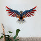 Handmade Bald Eagle With Flag Wings