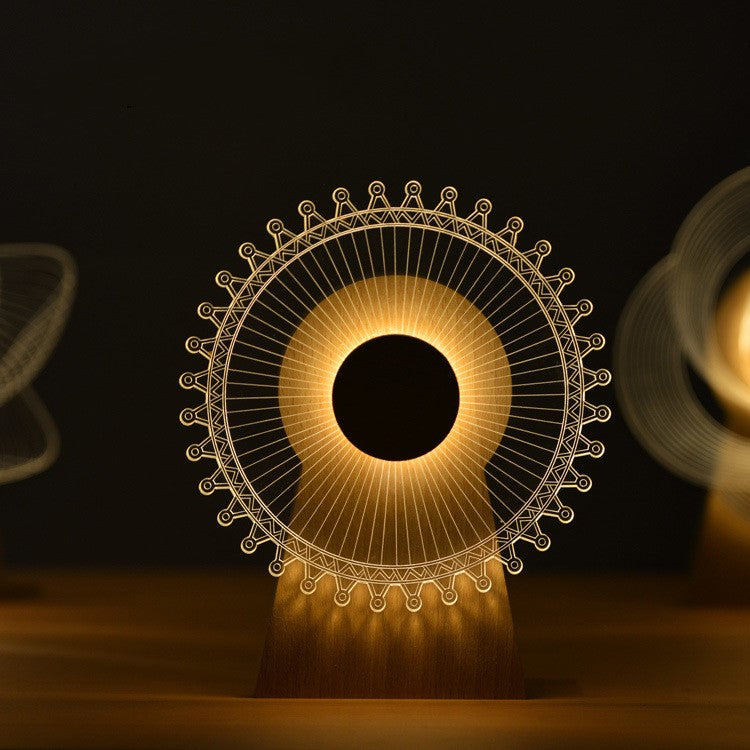 Windmill Rotating LED Light