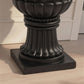 Classic European Pedestal Urn, Large Capacity Outdoor Planter for Garden