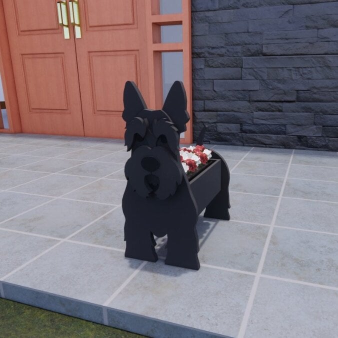 Scottish Terrier Planter (24*21*10cm)