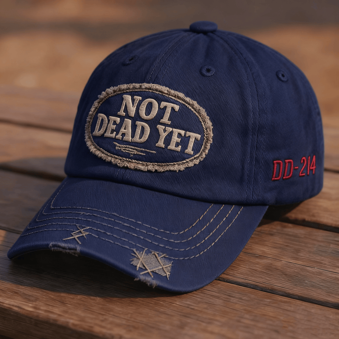 "Not Dead Yet" DD-214 Veterans Casual Hat