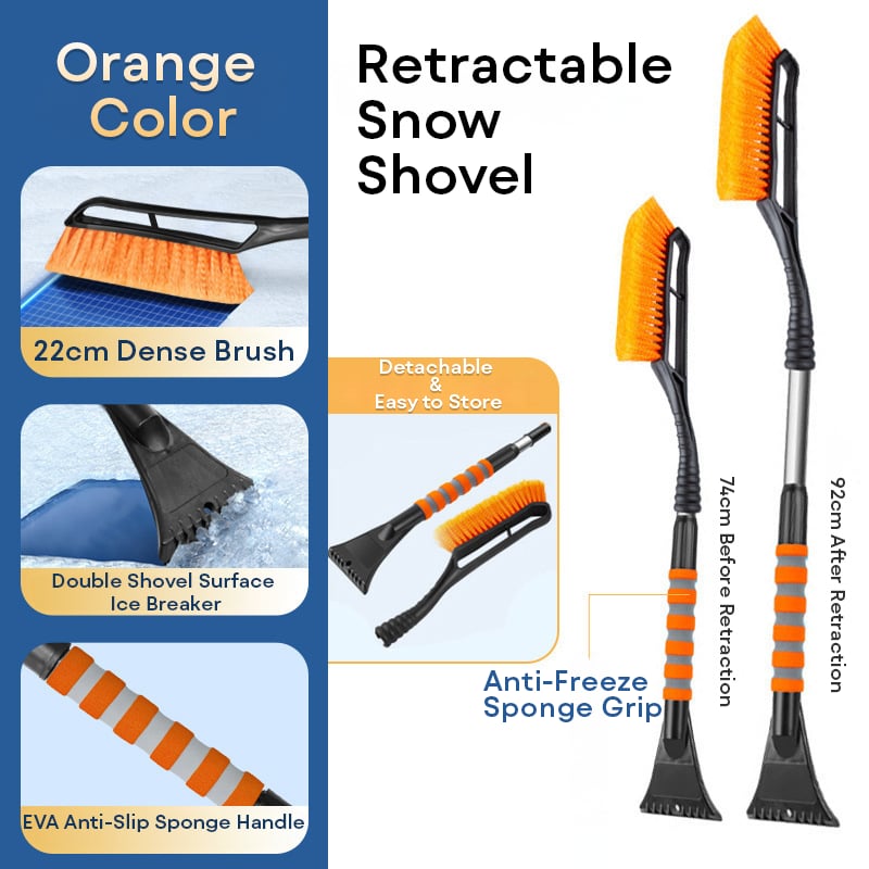 Retractable All-in-One Snow Brush and Ice Scraper: Your Long-Lasting Winter Car Companion