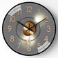 Abstract Astrology Modern Silent Anti-Fog Glass Wall Clock Living Room Bedroom Home Decor