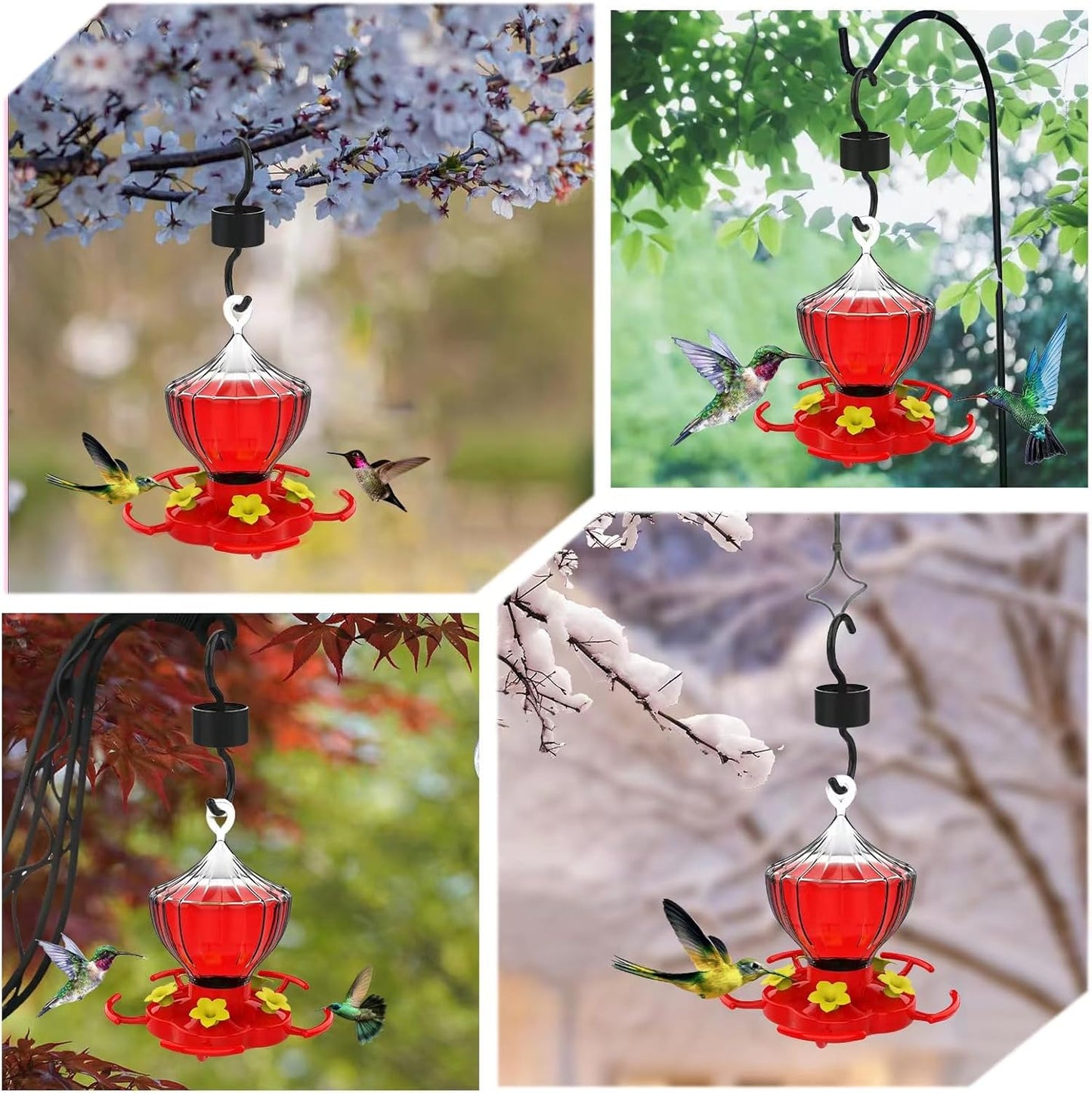 Ant and Bee Proof Outdoor Hummingbird Feeder