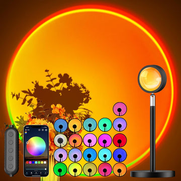 16-Color Sunset Lamp: Turn Your Room Into a Viral-Worthy Vibe