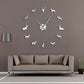 Antler Deer Head Deer Hunter Large Frameless DIY Wall Clock