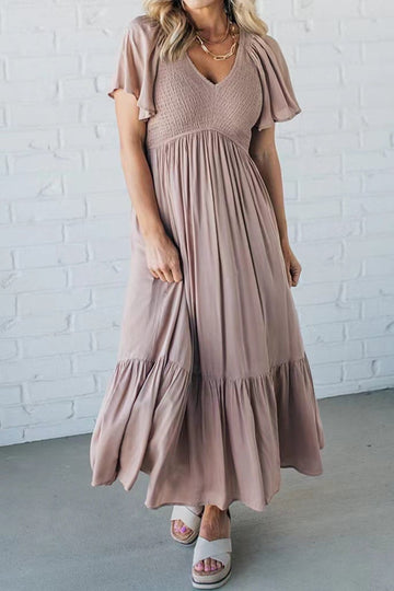 Women's Smocked Flowy Dress