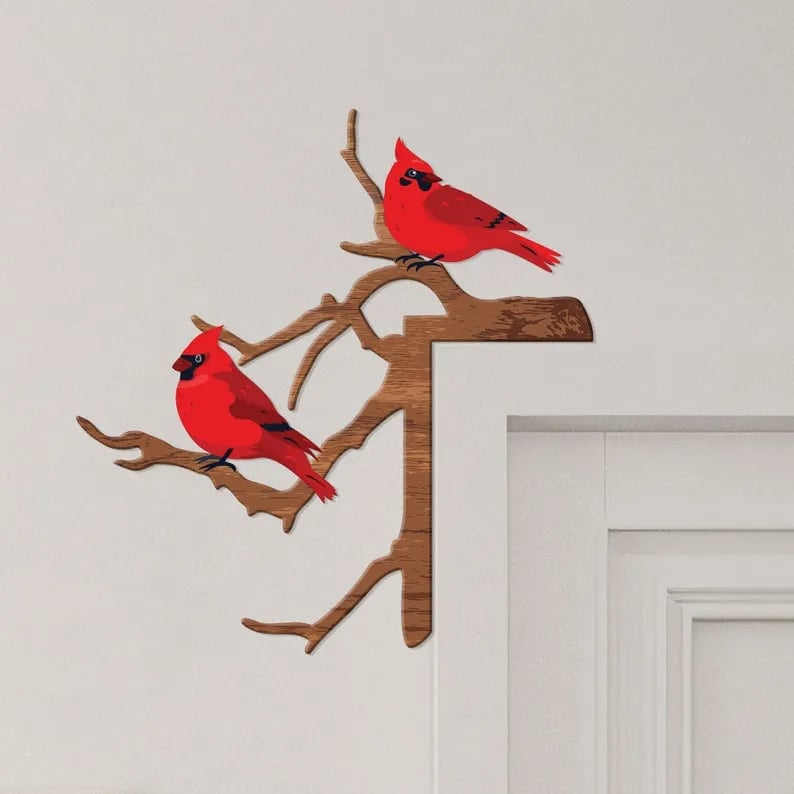 Cardinal Door Topper