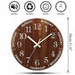 Glow in the Dark Large Numbers 12 Inch Silent Luminous Wall Clock