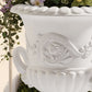 Classical Roman Pedestal Urn, Decorative Outdoor Planter for Garden & Patio
