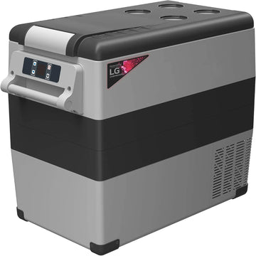 Portable Refrigerator 12 Volt Car Freezer 42 Quart Mini Fridge Freezer (-4°C~68°C) for Truck, RV, Vehicle, Travel, Outdoor -12/24V DC