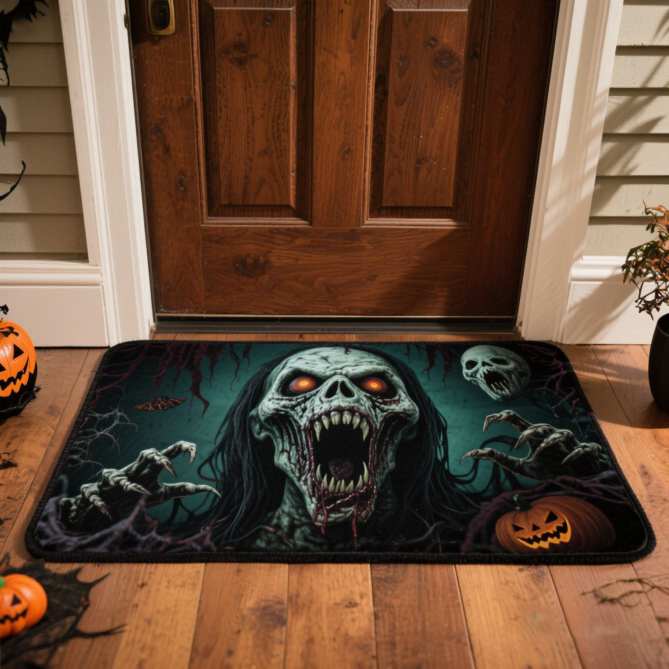 3D Horror Illusion Halloween Rug