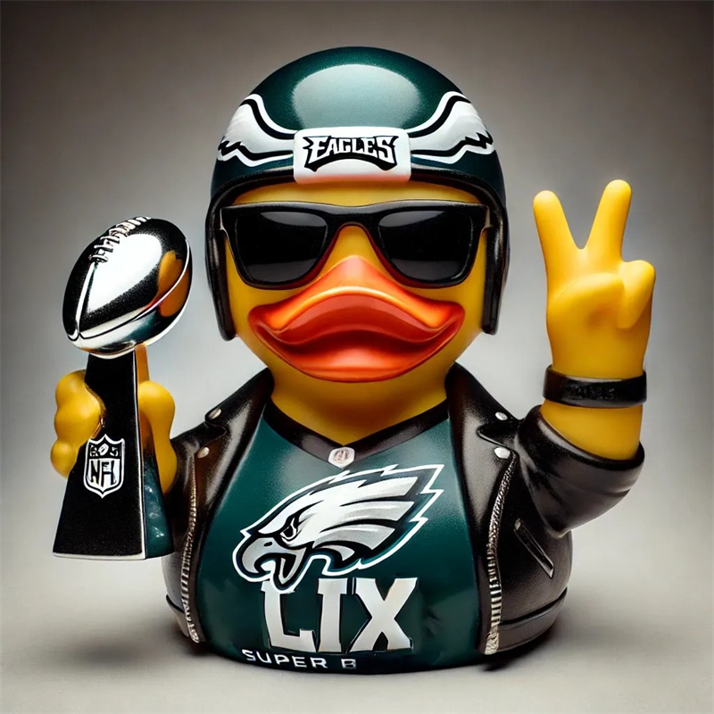 Philadelphia Eagles Style Yellow Duck