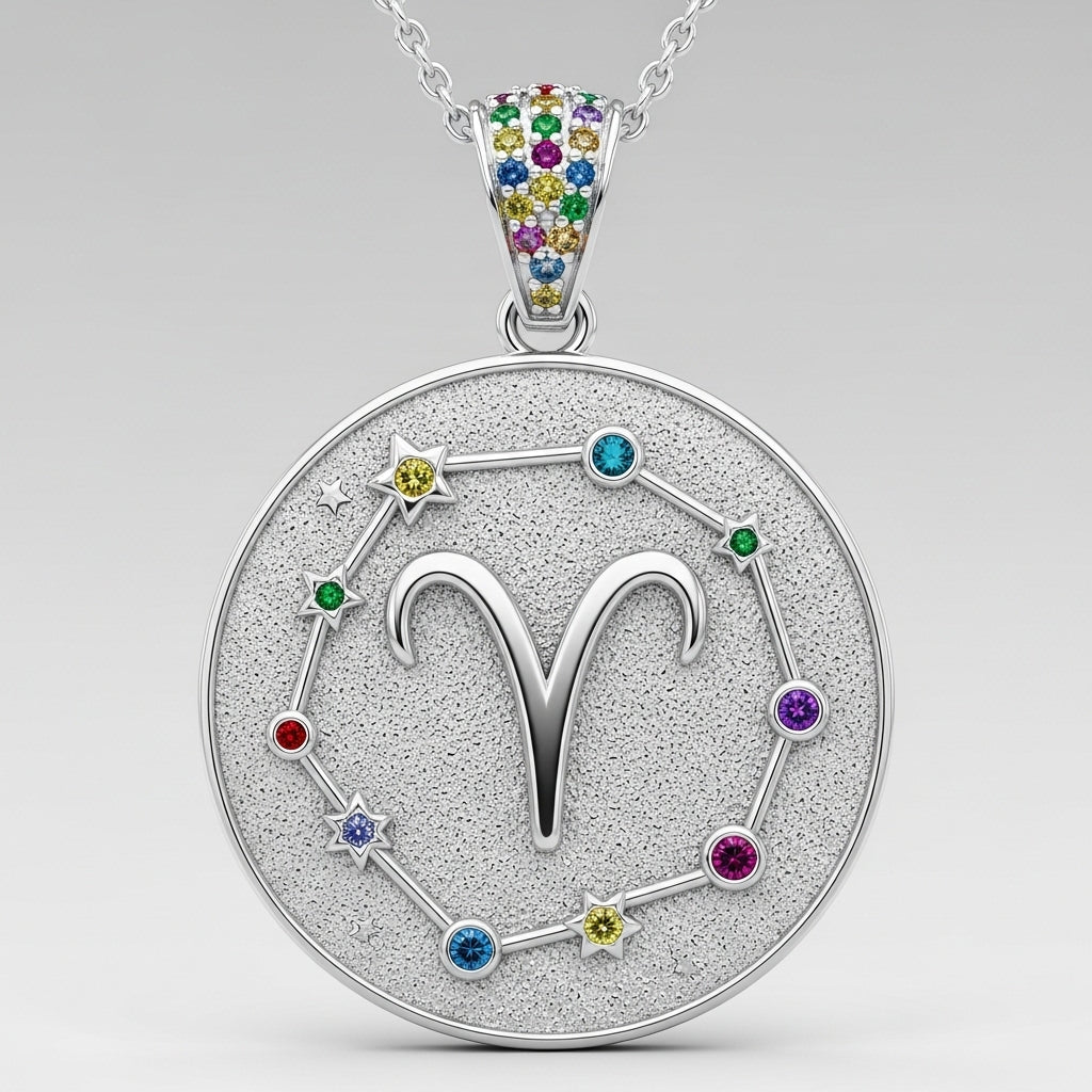 Zodiac Star Gem Necklace
