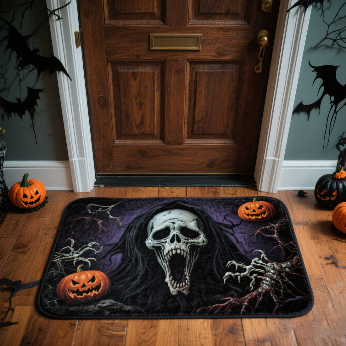 3D Horror Illusion Halloween Rug