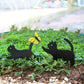 Black Cat Silhouette Garden Decor (Set of 3)