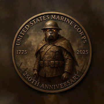 U.S. 250th Anniversary Commemorative Devil Dog Coin