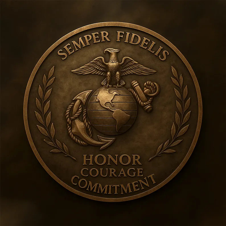 U.S. 250th Anniversary Commemorative Devil Dog Coin