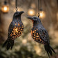 Handmade Gothic Raven Hanging Lantern