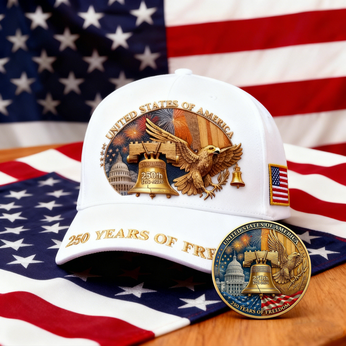 Celebrate 250 Years of Freedom – Limited Edition USA Heritage Hat