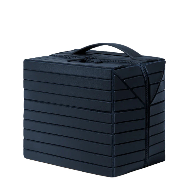 Fold-Down Travel Makeup Organizer Accessories Bag