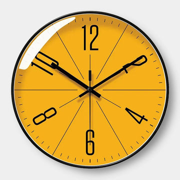 Nordic Modern Orange Wall Clock