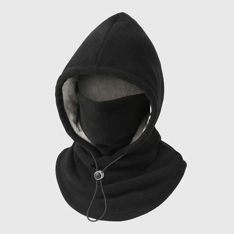 One-piece Flannel Warm Mask Hat