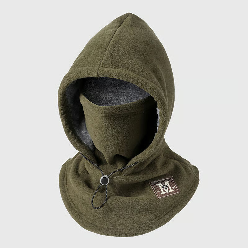 One-piece Flannel Warm Mask Hat