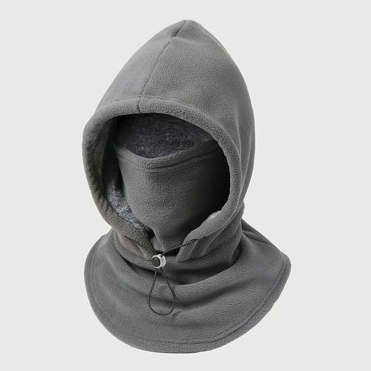 One-piece Flannel Warm Mask Hat