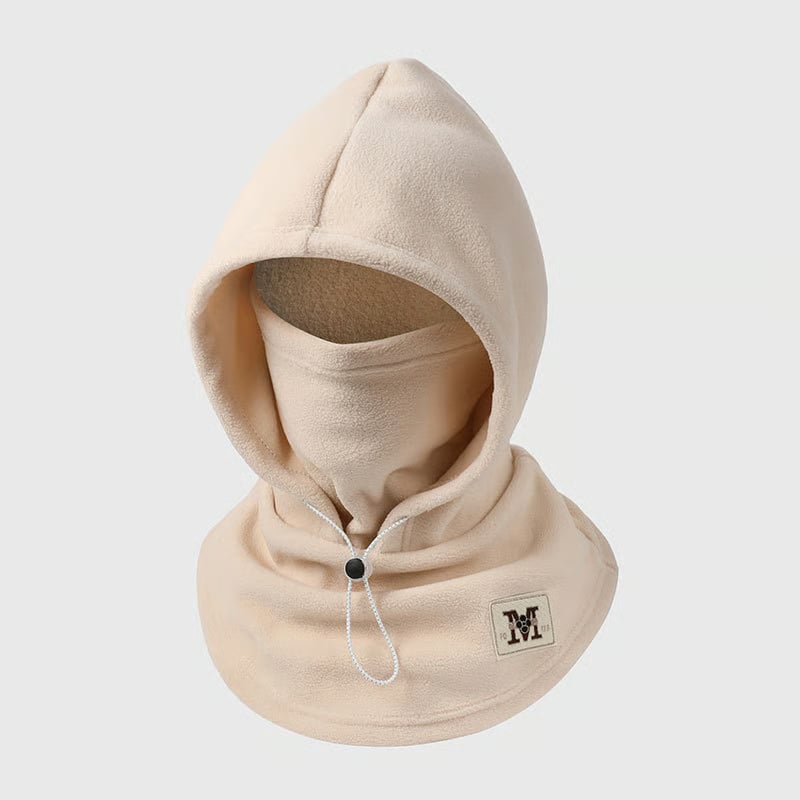 One-piece Flannel Warm Mask Hat