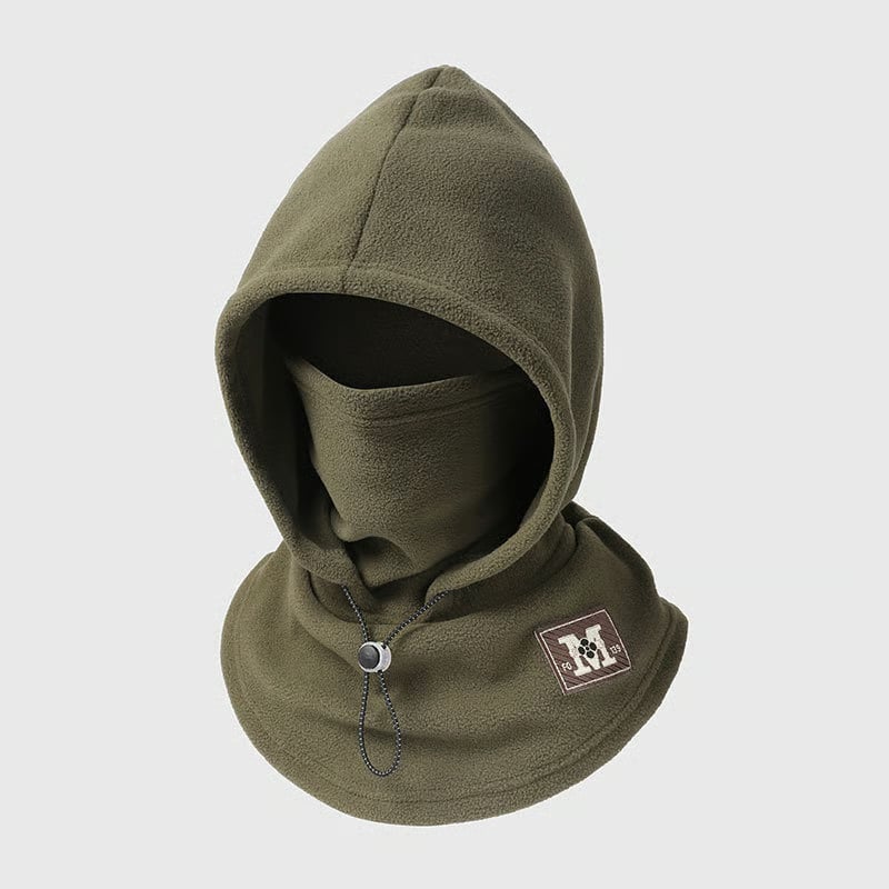 One-piece Flannel Warm Mask Hat